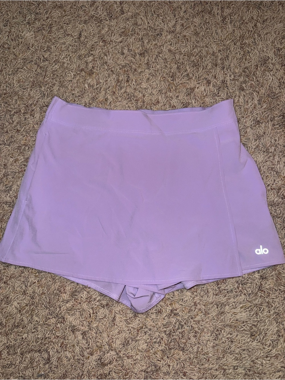 ALO Yoga Lavender Purple Skort Shorts
